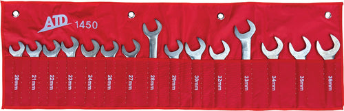 ATD Tools 1450 15pc Metric Jumbo Service Wrench Set - MPR Tools & Equipment