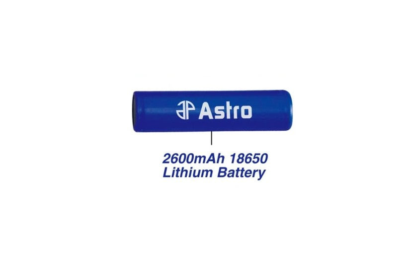 Astro Pneumatic 80SL-18650 2600mAh 18650 Size Lithium Battery - MPR Tools & Equipment