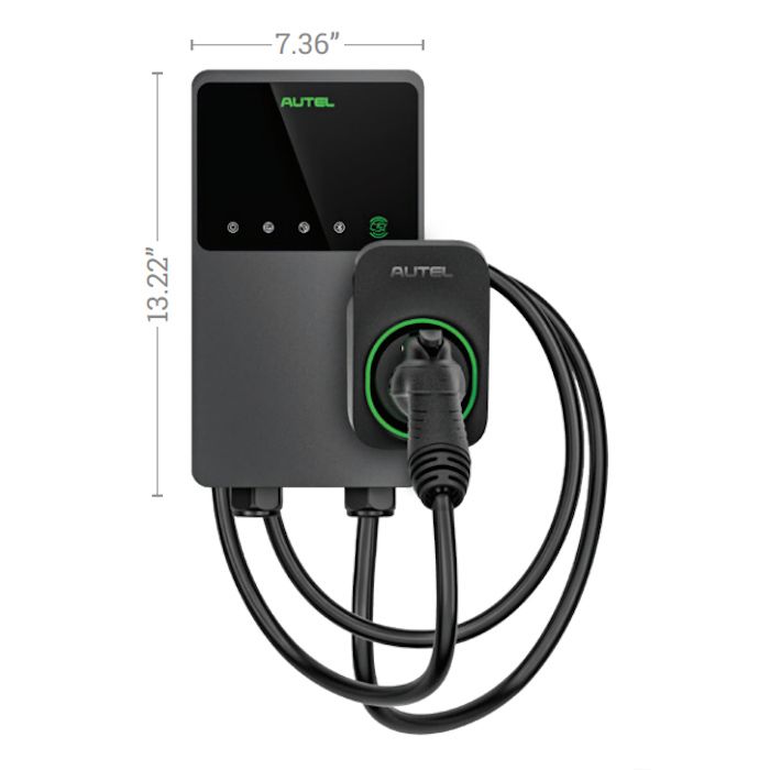 Autel MC50AHS MaxiCharger Level 2 50A EV Charging Station with Side Holster Hardwire - MPR Tools & Equipment
