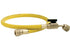 CPS HS8YE 8ft (240cm) Yellow Standard 1/4" Hose with 45 Degree Ball Valve on End - MPR Tools & Equipment