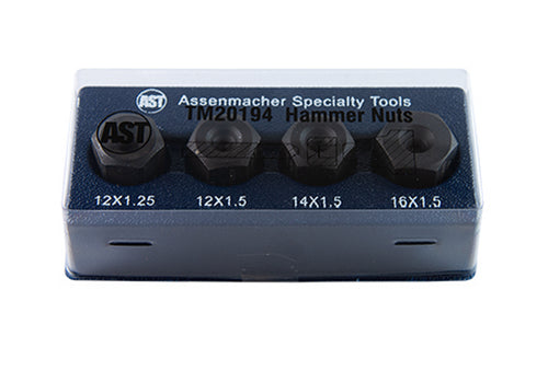 Assenmacher TM20194 Ball Joint Hammer Nut Set (4pc) - MPR Tools & Equipment