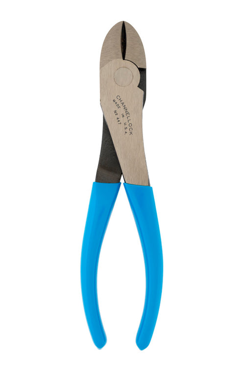 Channellock 447 8" High Leverage Curved Diagonal Cutting Pliers - MPR Tools & Equipment