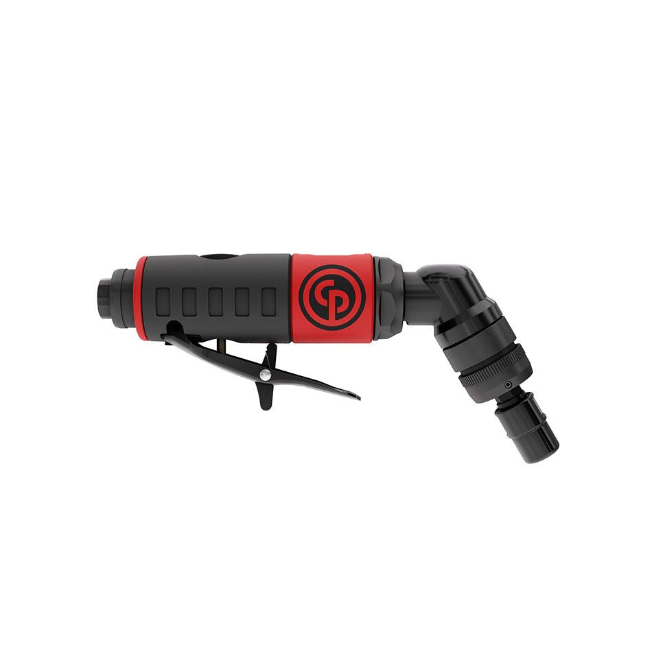 Chicago Pneumatic 7408 1/4" Quiet 120° Angle Die Grinder, .32 HP, 23,000 RPM - MPR Tools & Equipment
