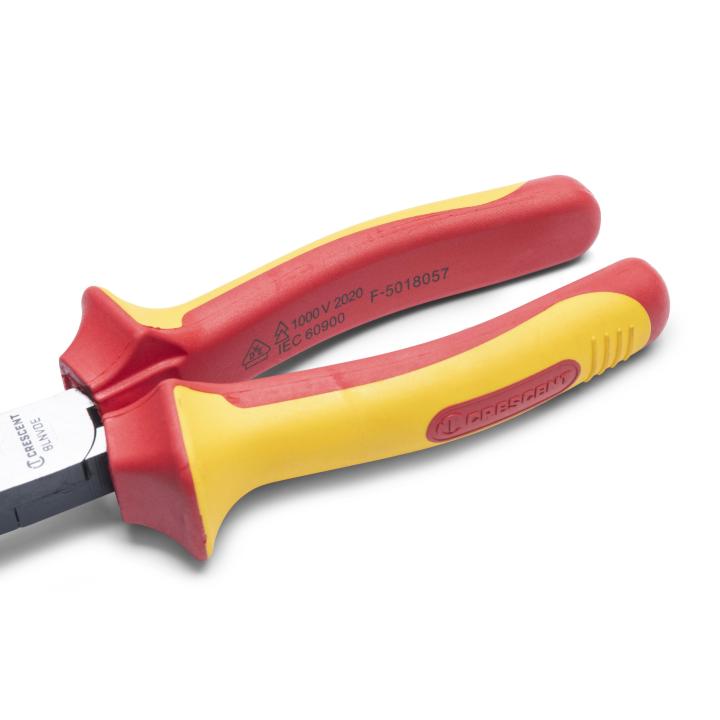 Crescent 8LNVDE 8" VDE Insulated Long Nose Pliers - MPR Tools & Equipment