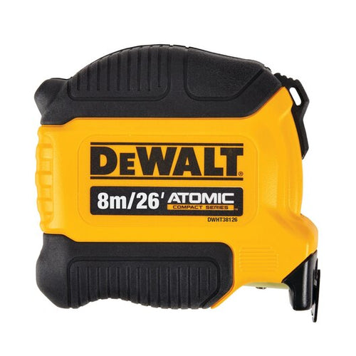 Dewalt DWHT38126S ATOMIC COMPACT SERIES 26ft / 8m Tape Measure - MPR Tools & Equipment