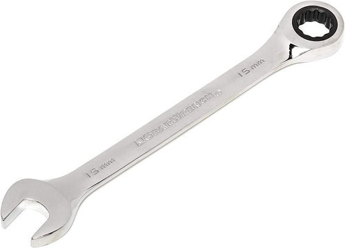 GearWrench 9115D 15mm 72-Tooth 12 Point Ratcheting Combination Wrench - MPR Tools & Equipment