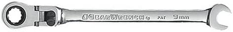GearWrench 9909D 9mm 72-Tooth 12 Point Flex Head Ratcheting Combination Wrench - MPR Tools & Equipment