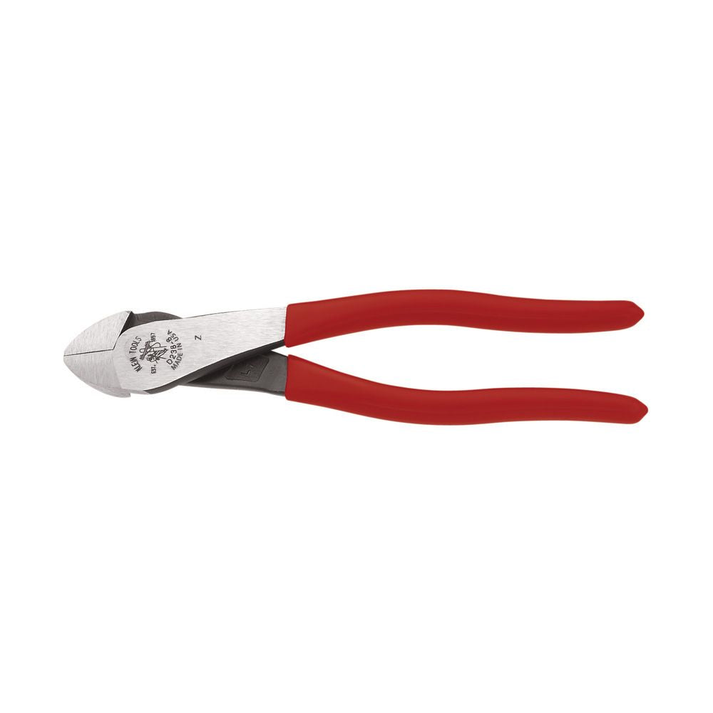 Klein Tools D2388 8" Diagonal Cutting Pliers, High-Leverage, Angled Head - MPR Tools & Equipment