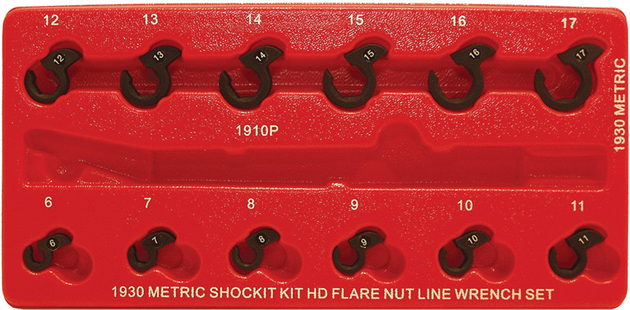 LTI Tools 1930 12pc Metric Shockit Crows Foot Set - MPR Tools & Equipment