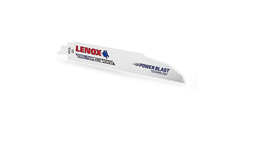 Lenox Tools 205126066R 6"x1" 6TPI Demolition Nail Embedded Wood Reciprocating Saw Blade (2 Pk) - MPR Tools & Equipment