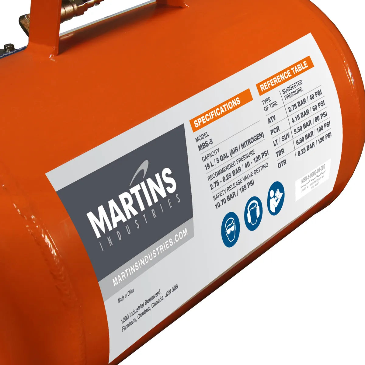 Martins Industries MBS-5 5-Gallon Bead Seater - MPR Tools & Equipment