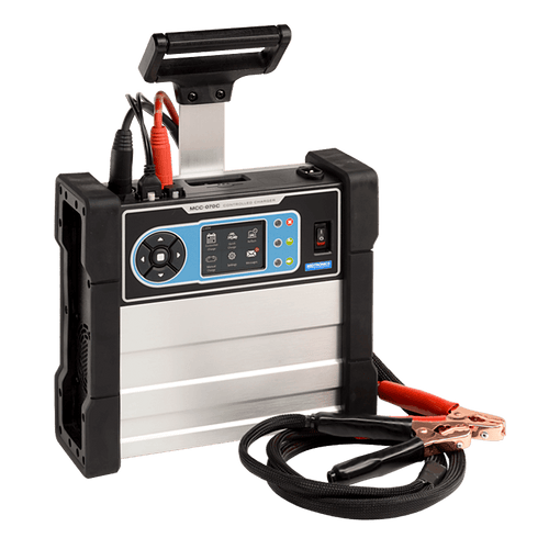 Midtronics MCC-070-CH2 70 Amp Controlled Charger with Carry Handle and 2-Meter Cables - MPR Tools & Equipment