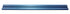 VIM Tools MR12B 12" Blue Magrail Tl Magnetic Track, No Studs 3/16" Tall X 1" Wide