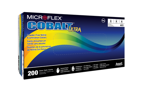 Microflex N173 Cobalt® Ultra N17 Nitrile Exam Gloves, Large - MPR Tools & Equipment