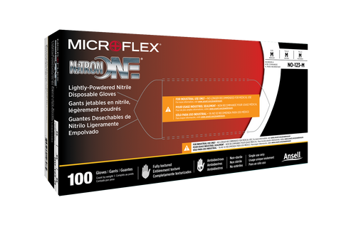 Microflex N0123M Nitron One Nitrile Disposable Gloves, Medium - MPR Tools & Equipment