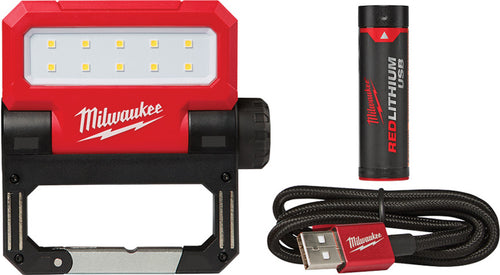 Milwaukee 2114-21 REDLITHIUM™ USB ROVER™ Pivoting Flood Light - MPR Tools & Equipment