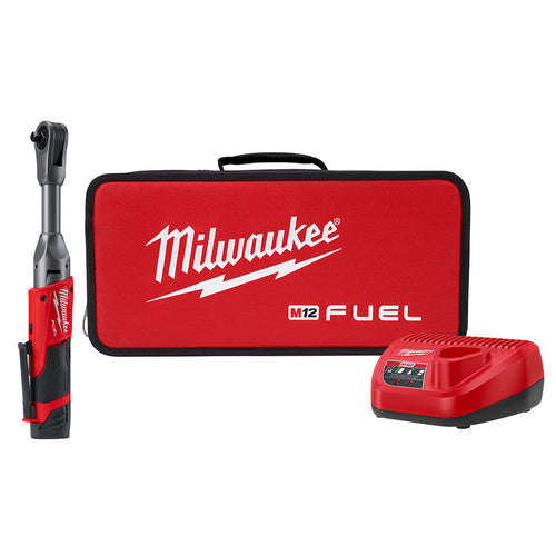 Milwaukee 2560-21 M12 FUEL 3/8" Extended Reach Ratchet Kit - MPR Tools & Equipment