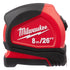 Milwaukee 48-22-6626 8m/26ft Compact Tape Measure - MPR Tools & Equipment