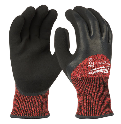 Milwaukee 48-22-8924 Cut Level 3 Winter Dipped Gloves, XX-Large - MPR Tools & Equipment
