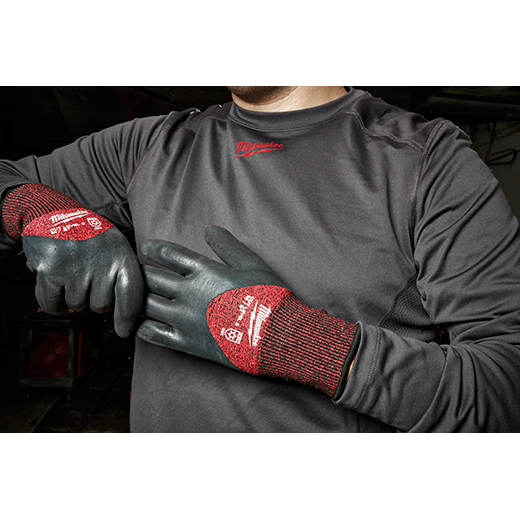Milwaukee 48-22-8924 Cut Level 3 Winter Dipped Gloves, XX-Large - MPR Tools & Equipment