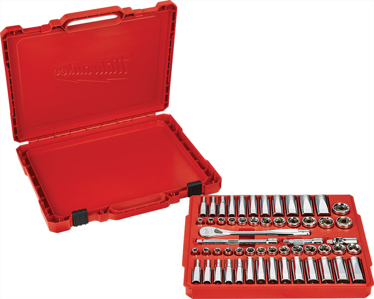 Milwaukee 48-22-9008 3/8" Drive 56pc Ratchet & Socket Set - SAE & Metric - MPR Tools & Equipment