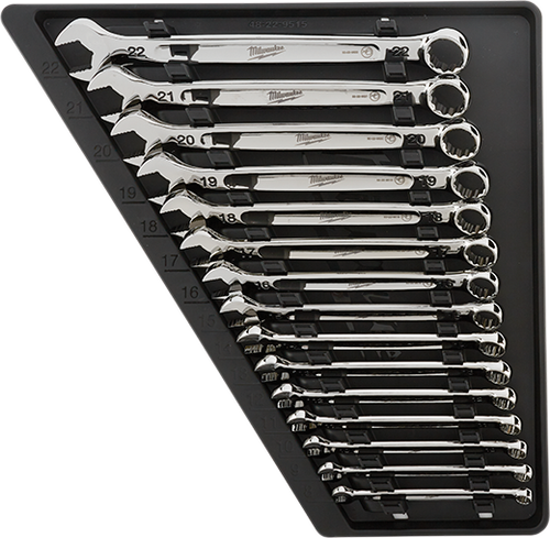 Milwaukee 48-22-9515 15pc Combination Wrench Set - Metric - MPR Tools & Equipment