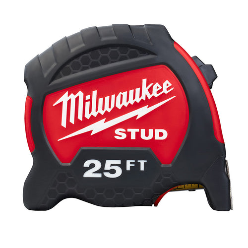 Milwaukee 48-22-9725 25ft STUD™ Tape Measure - MPR Tools & Equipment