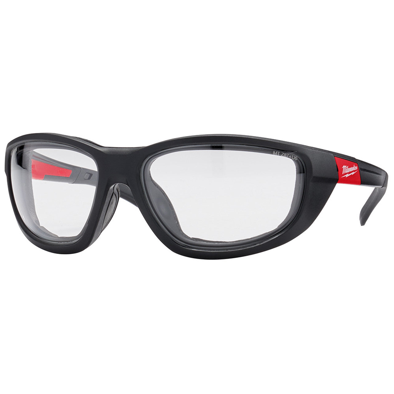 Milwaukee 48-73-2040 Performance Safety Glasses w/ Gasket - Fog-Free Lenses, Clear - MPR Tools & Equipment
