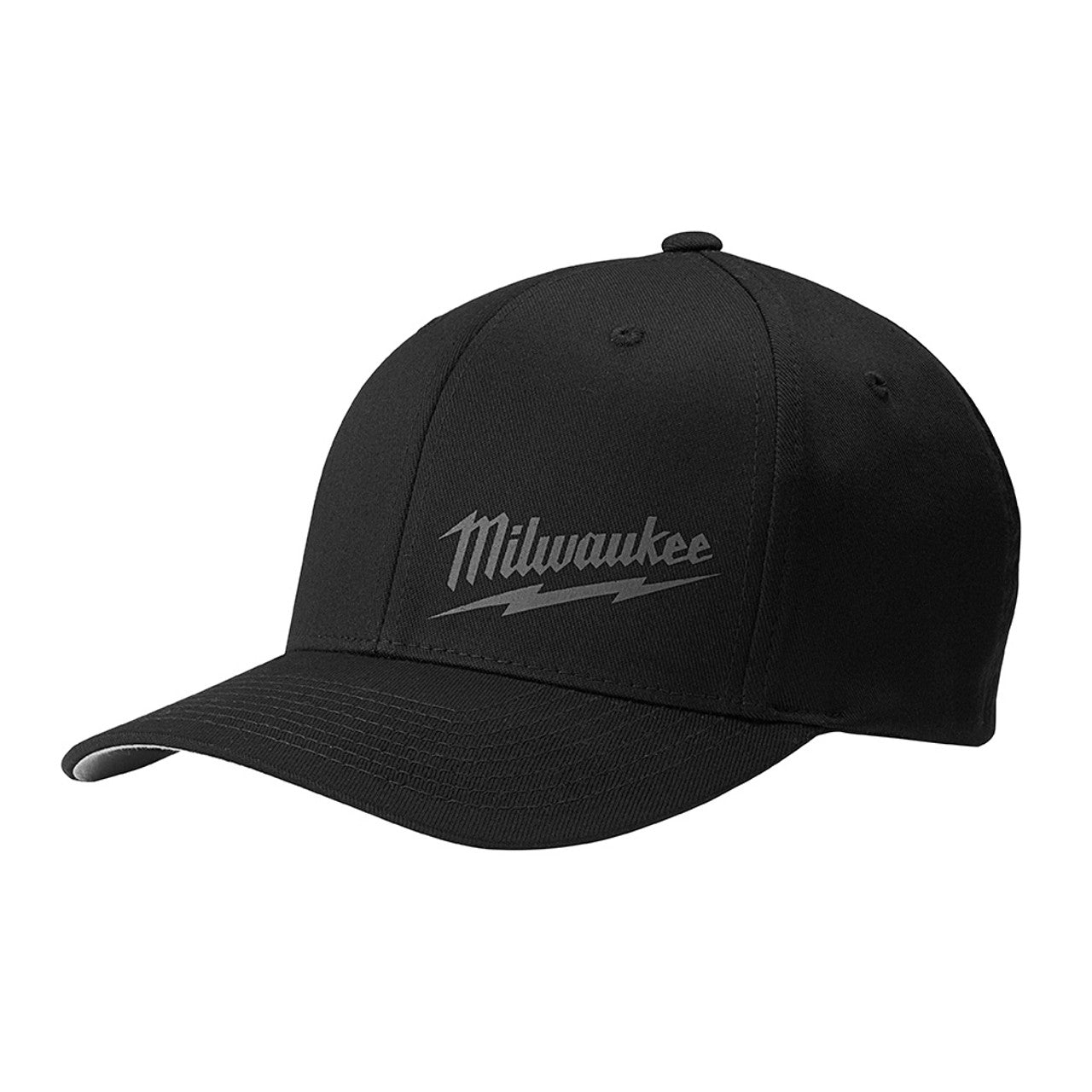 Milwaukee 504B-LXL Fitted Hat, Black L/XL - MPR Tools & Equipment
