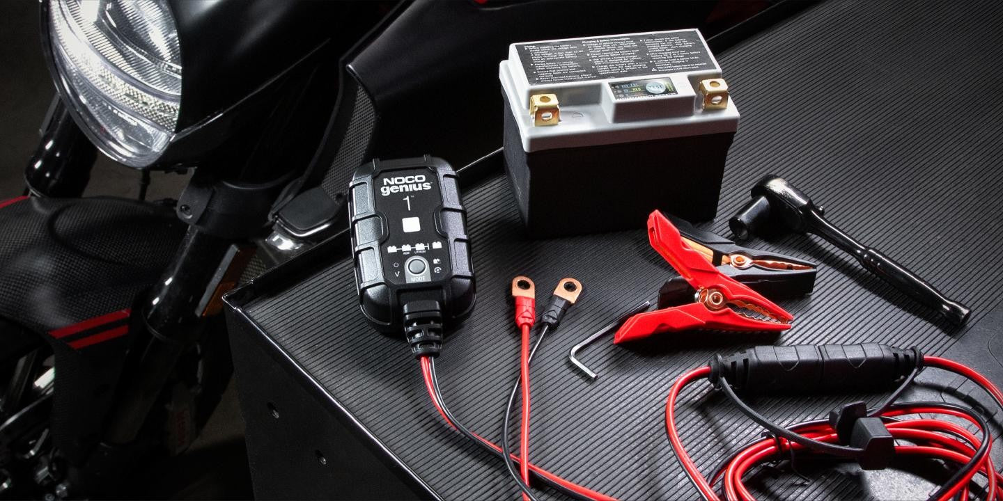 NOCO GENIUS1 1-Amp Battery Charger, Battery Maintainer, and Battery Desulfator - MPR Tools & Equipment