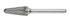 Mastercut SL5DC 5/8 Diameter Doublecut SL Radius Cone Shape Burs - 14 Degree - MPR Tools & Equipment