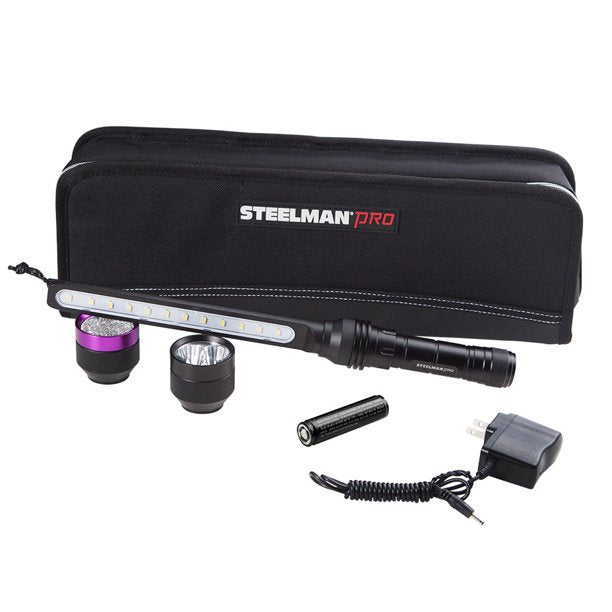Steelman 78708 Rechargeable All-In-One Light Kit with Pouch - MPR Tools & Equipment