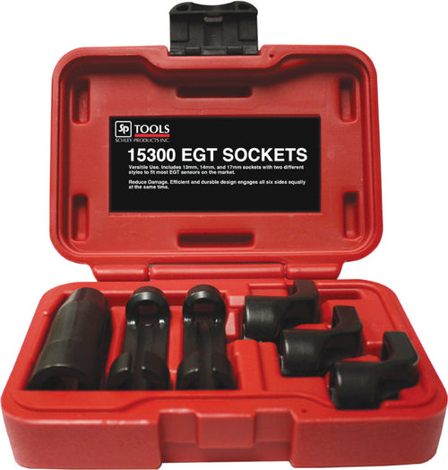 Schley Products 15300 6-Pc EGT Sensor Removal Socket Set - MPR Tools & Equipment