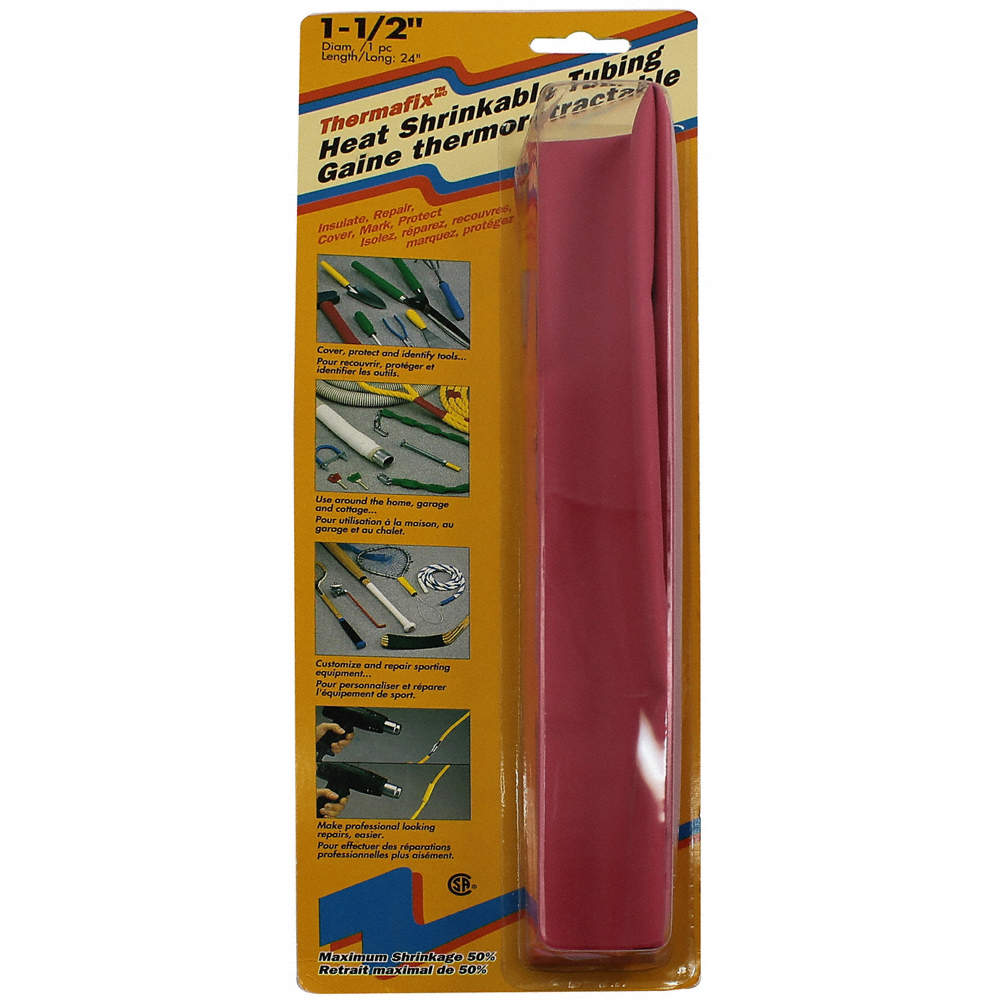 Thermafix 11004 Single Wall Heat Shrinkable Tubing (Large Red Blister Card) - MPR Tools & Equipment