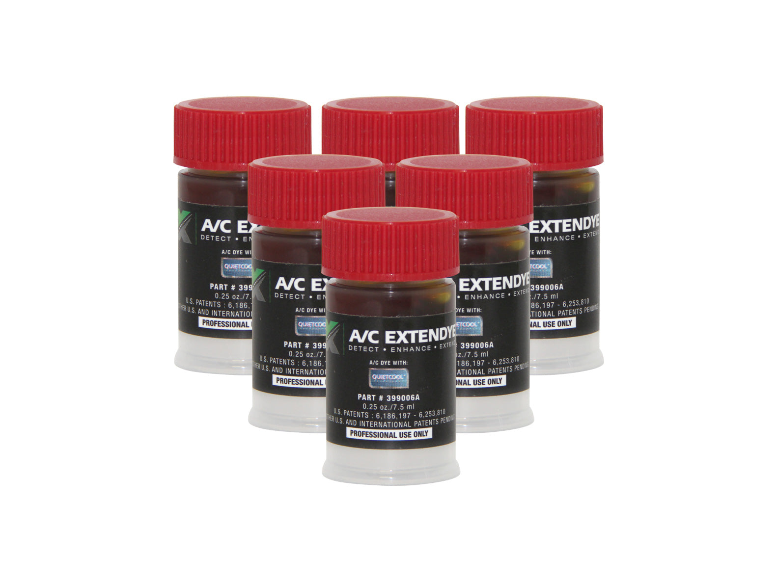 UView 399006A A/C ExtenDye Cartridge (Pack of 6) - MPR Tools & Equipment