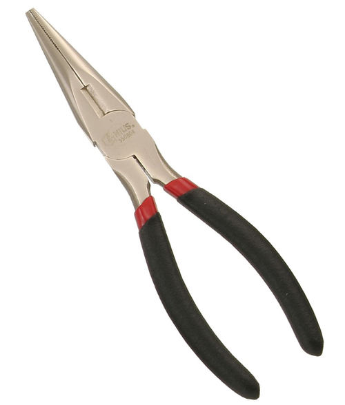Genius Tools GNS550604 CHAIN NOSE PLIERS WITH CUTTER - MPR Tools & Equipment