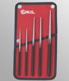 Genius Tools GNSPC565LU 5PCS LONG TAPER PUNCH - MPR Tools & Equipment