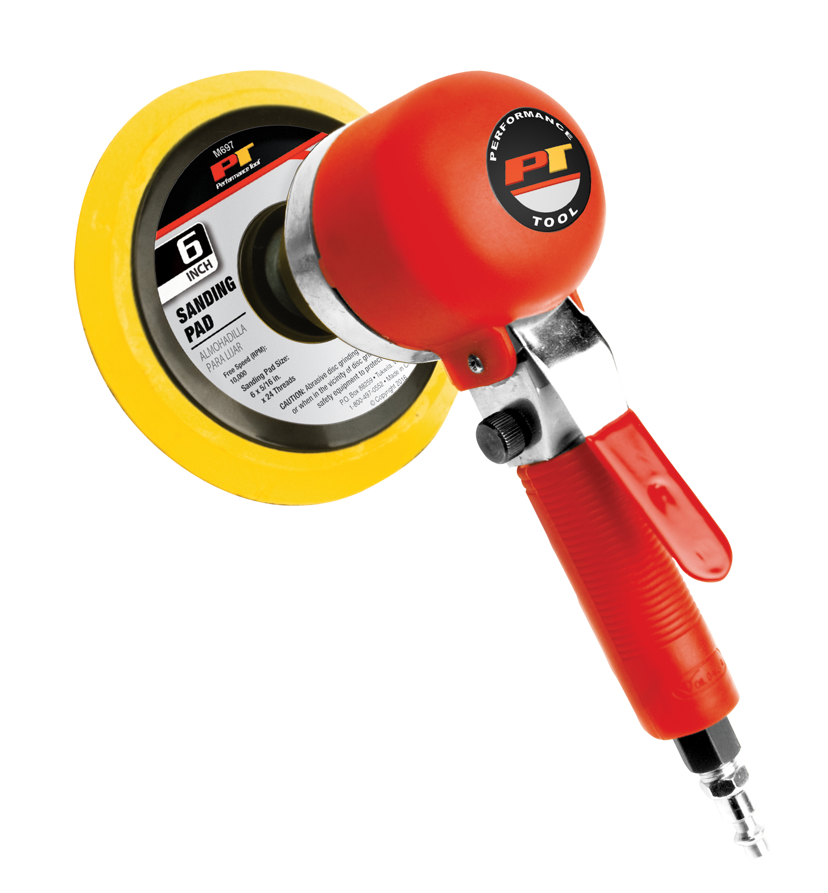 Performance Tools PTM568DB 6 IN. DUAL ACTION SANDER - MPR Tools & Equipment
