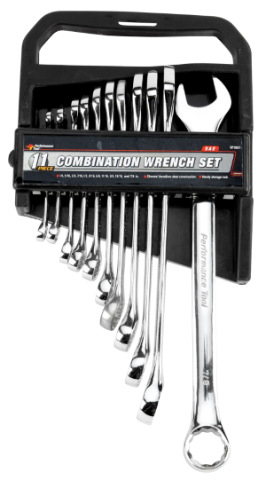 Performance Tools PTW1061 SAE WRENCH SET 11PC - MPR Tools & Equipment