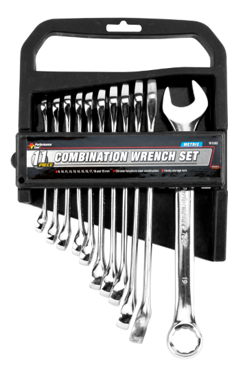 Performance Tools PTW1062 METRIC WRENCH SET 11PC - MPR Tools & Equipment