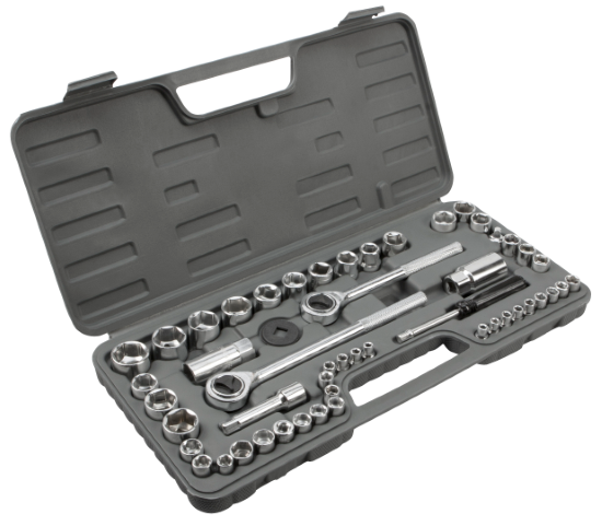 Performance Tools PTW1172 52 PCS SKT SET 1/4-3/8-1/2DR - MPR Tools & Equipment