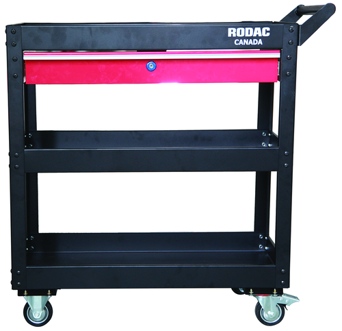 Rodac RD09001 3 TRAY TOOL CART WITH DRAWER - MPR Tools & Equipment