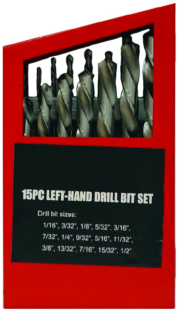 Rodac RDHSS15L 15Pc Drill Bit Set Left Hand - MPR Tools & Equipment