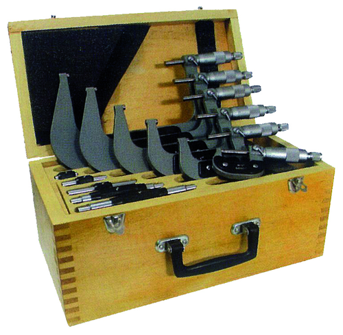 Rodac RDMM6 6PC MICROMETER SET WITH ACC. & - MPR Tools & Equipment