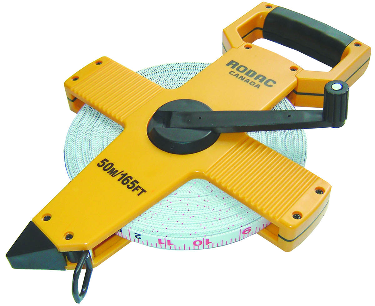 Rodac RDRM165T Fiberglass Measure Tape 165'/5 - MPR Tools & Equipment