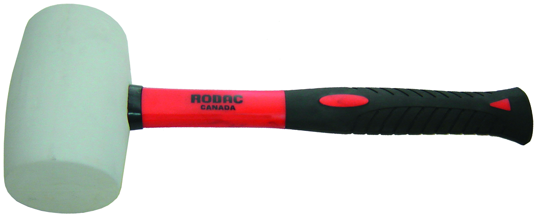 Rodac RDRM32 32 OZ RUBBER MALLET FIBERGLASS - MPR Tools & Equipment