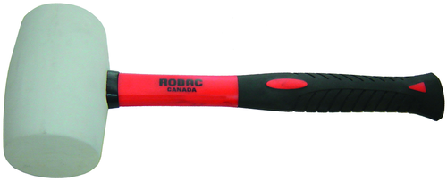 Rodac RDRM16 16 OZ RUBBER MALLET FIBERGLASS - MPR Tools & Equipment