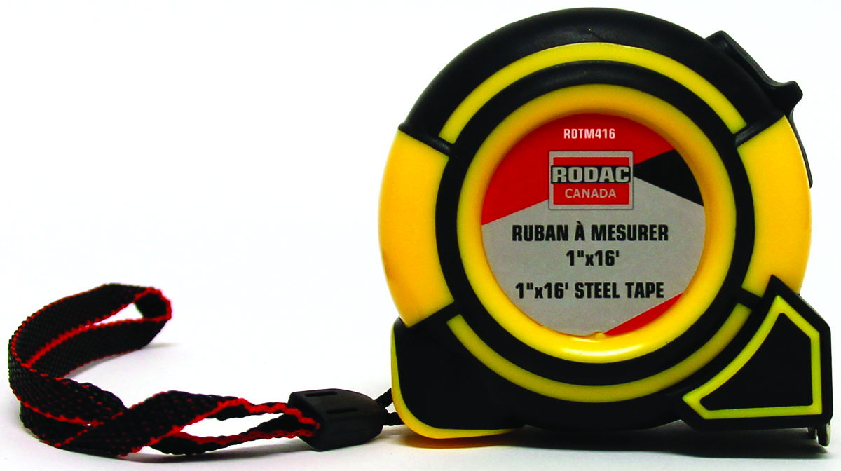 Rodac RDTM416 1" X 16' MEASURING TAPE SAE/ME - MPR Tools & Equipment