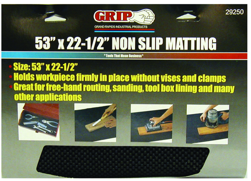 Grip RDXL29250 NON SLIP MATTING 53 X 22-1/2" - MPR Tools & Equipment