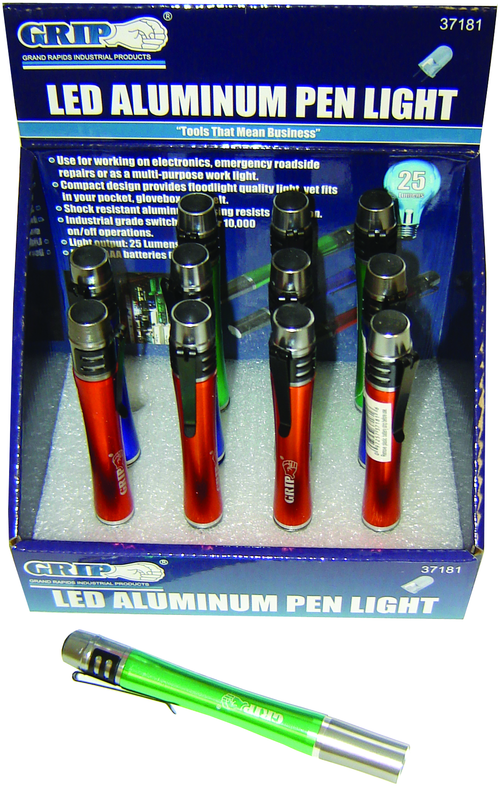 Rodac RDXL37181 (12)Led Aluminium Pen Light - MPR Tools & Equipment